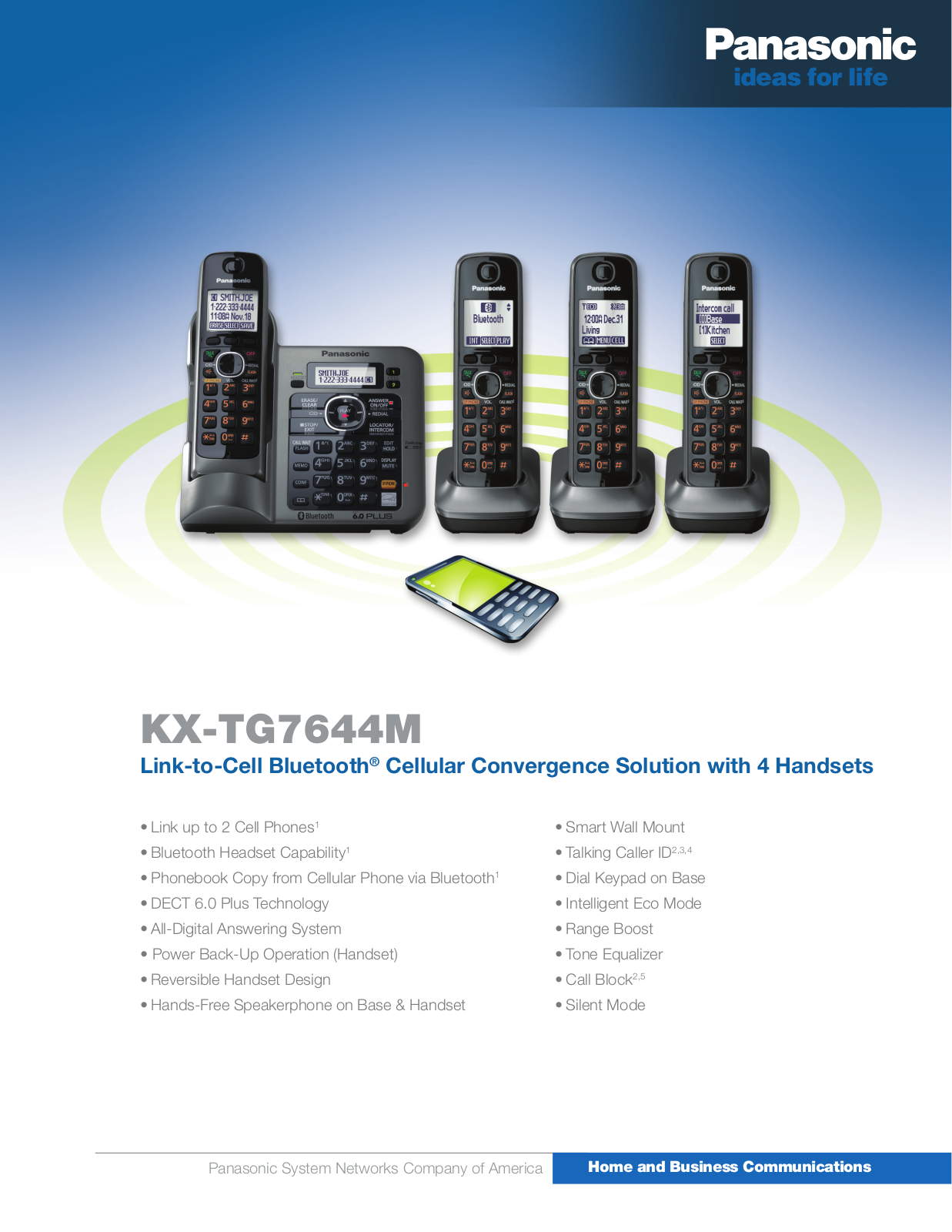 Panasonic KX-TG7644M User Manual