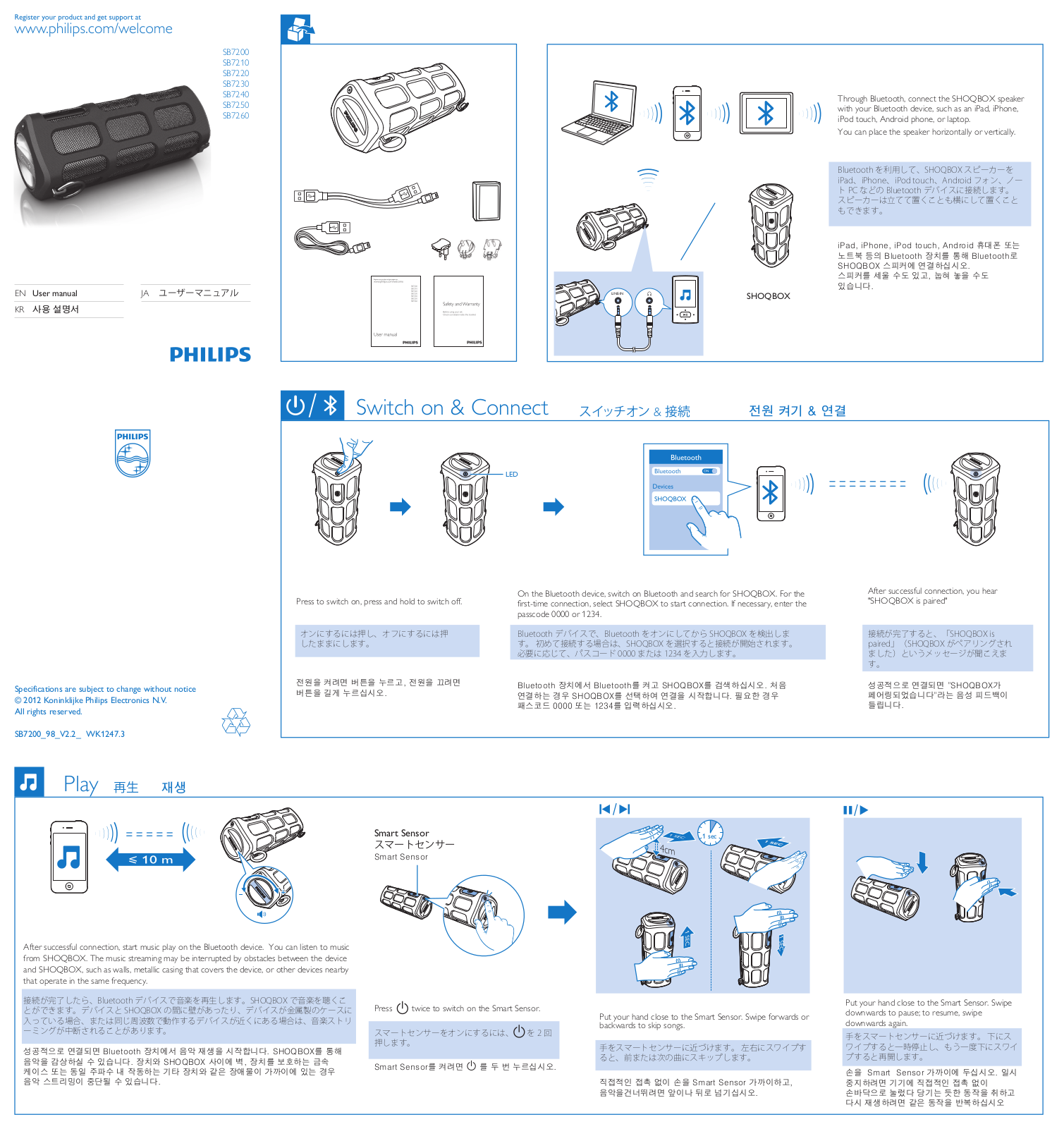 Philips SB7200/98, SB7220/98, SB7260/98, SB7250/98, SB7240/98 User Manual - ManualMachine.com