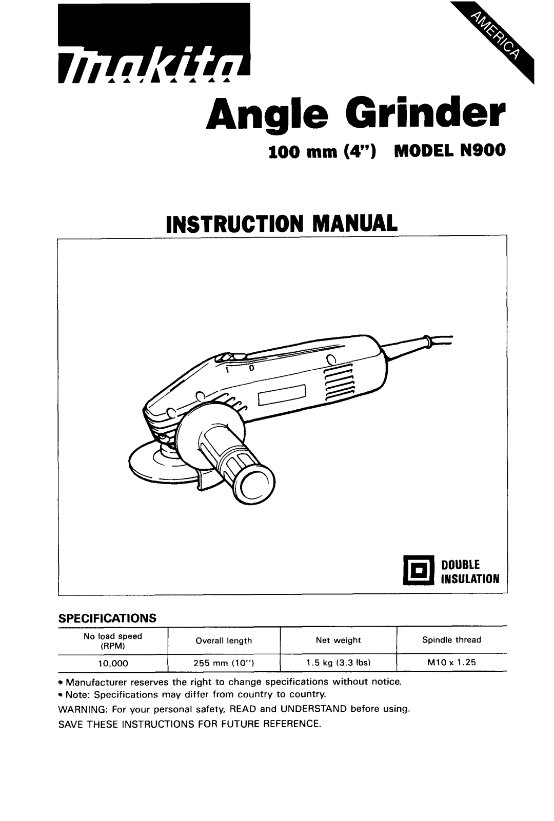 Makita N900 User Manual - ManualMachine.com