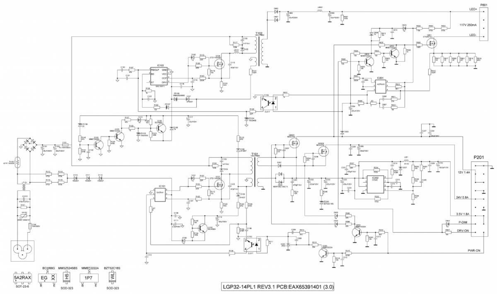 LG EAX65391401 Schematic