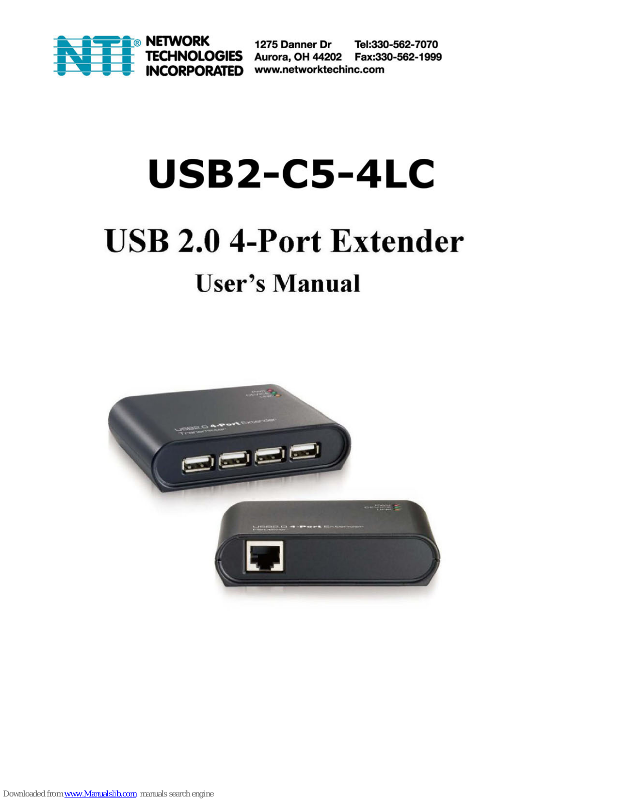 NTI USB2-C5-4LC User Manual