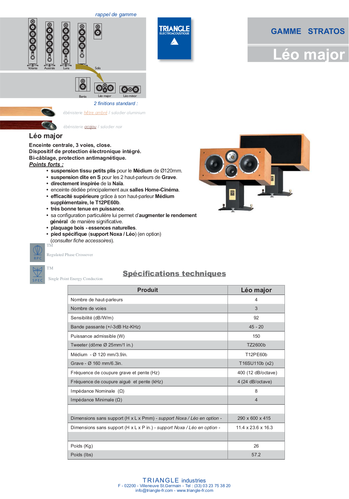 Triangle Leo Major Brochure