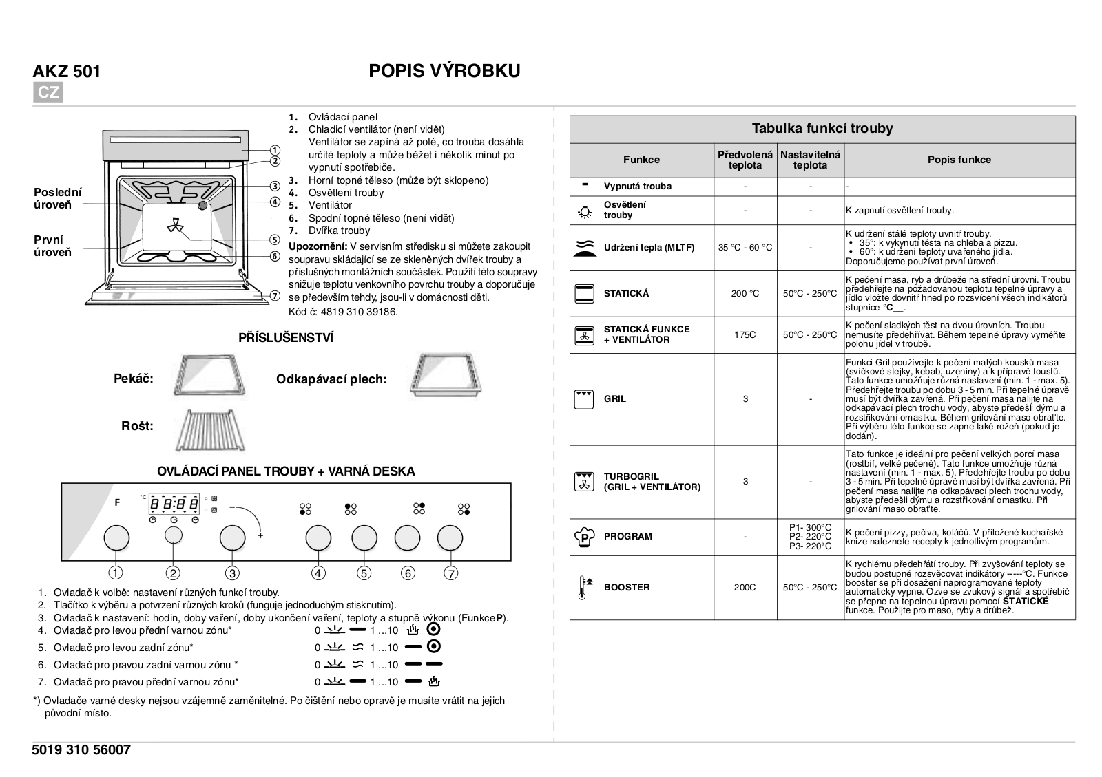 Whirlpool AKZ 501 WH, AKZ 501 IX User Manual