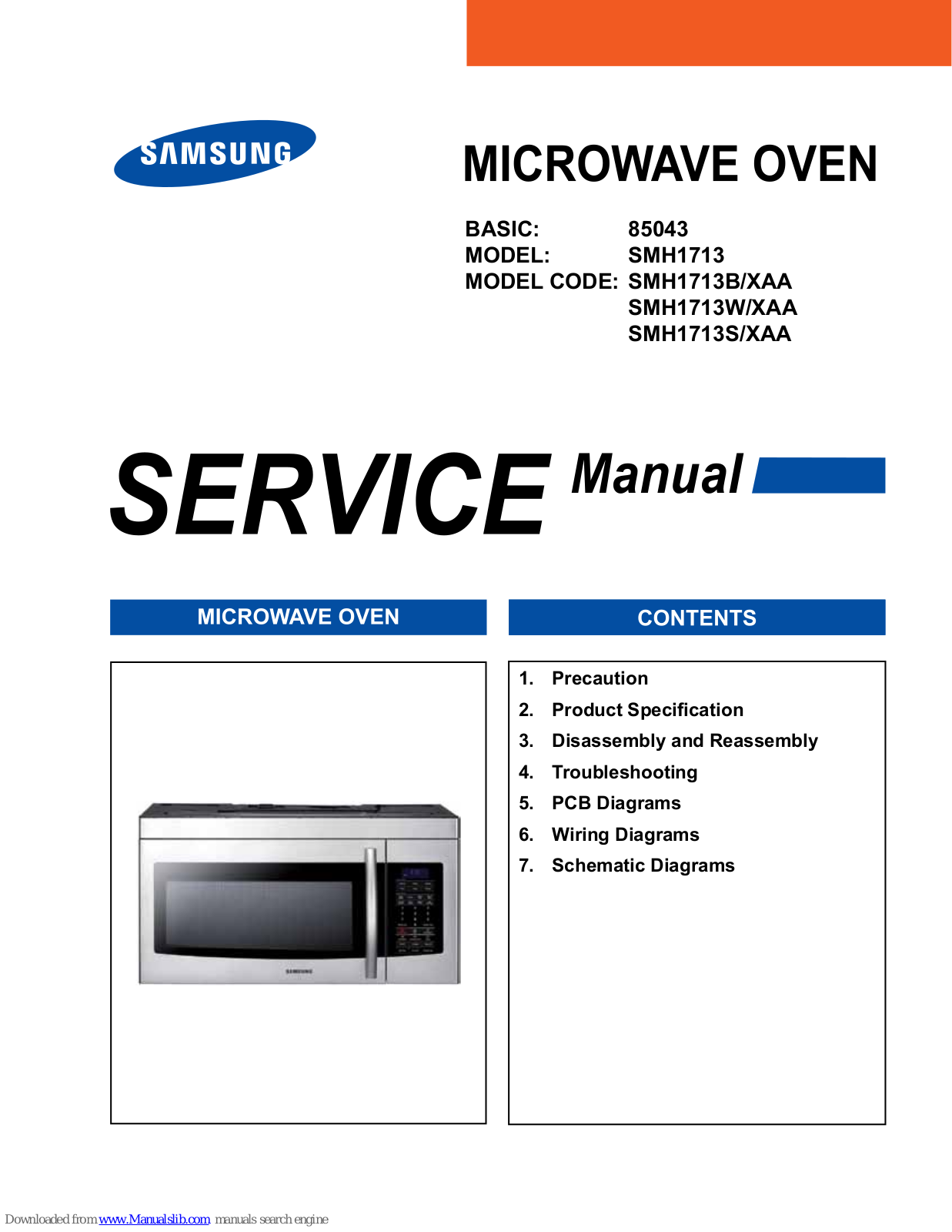 Samsung SMH1713 Series, SMH9151B Service Manual