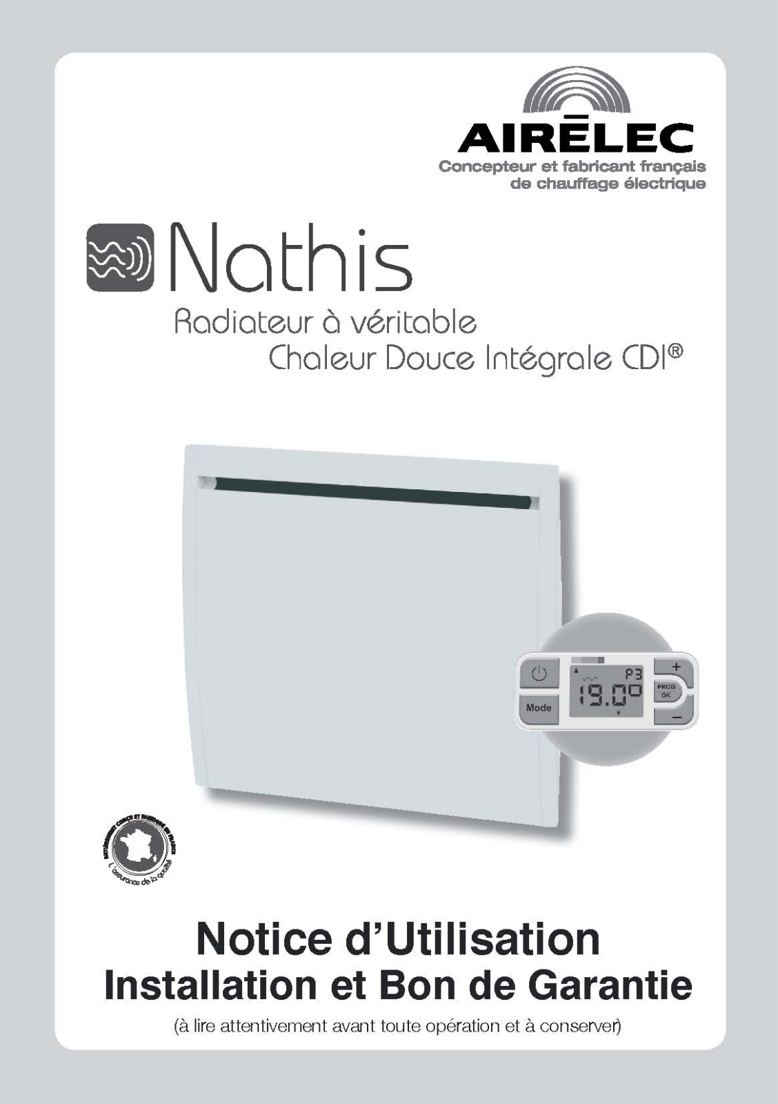 AIRELEC NATHIS User Manual