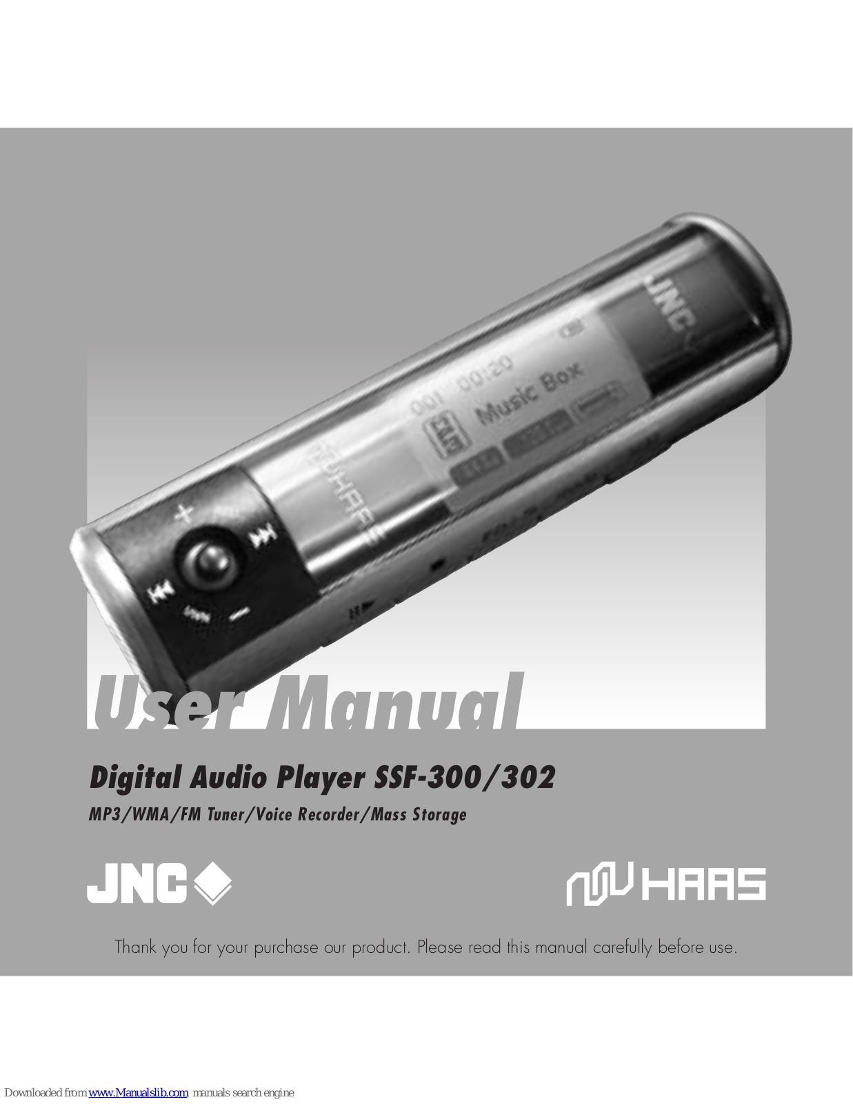 JNC SSF-300, SSF-302 User Manual