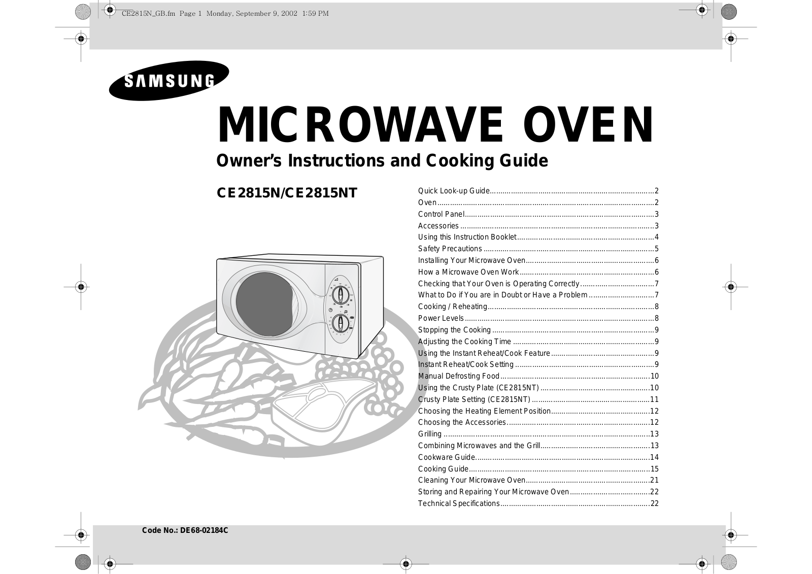 Samsung CE2815N User Manual