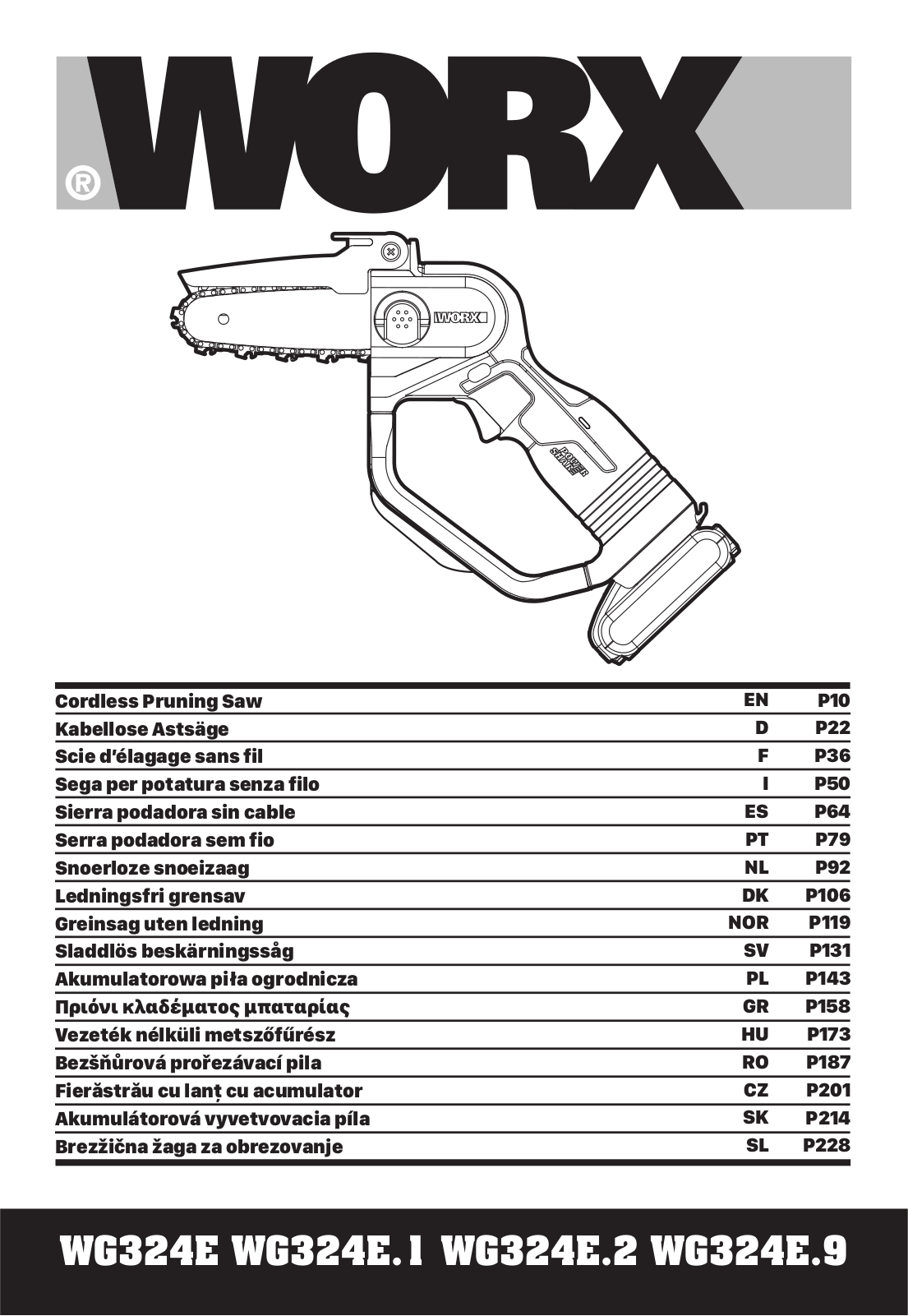 Worx WG324E, WG324E.1, WG324E.2, WG324E.9 User guide - ManualMachine.com