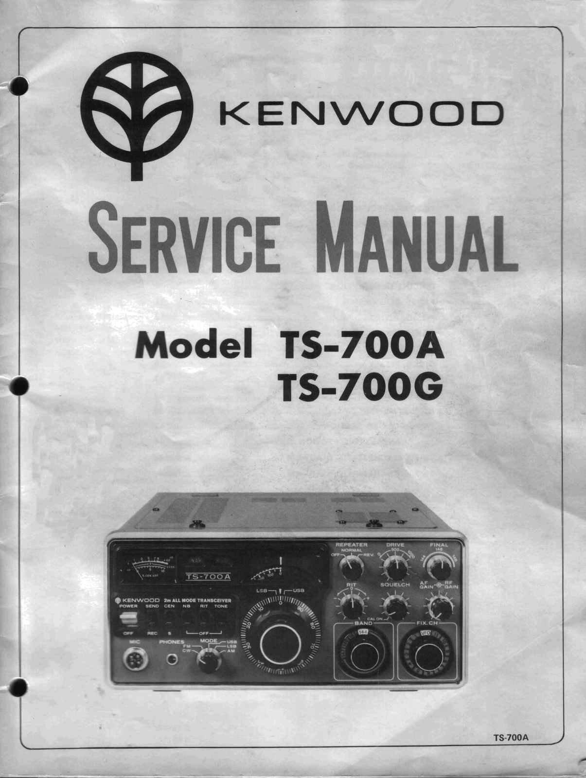 Kenwood TS-700-A Service Manual