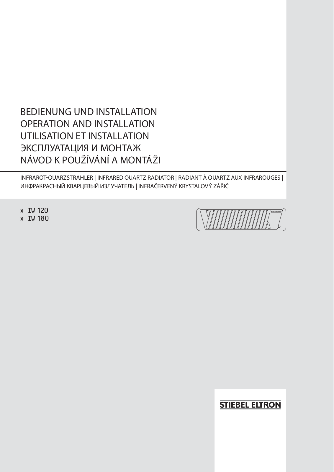 Stiebel IW 120, IW 180 User Manual