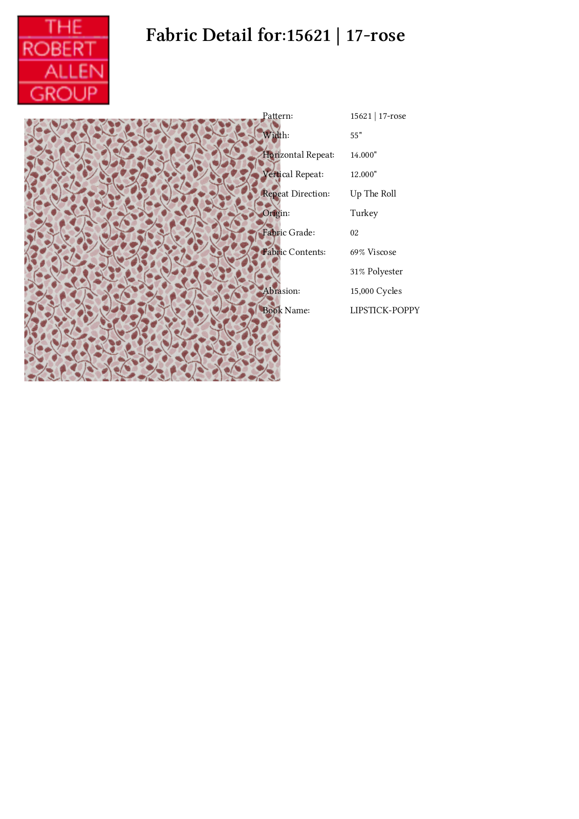 Duralee CRAL5062 Specifications - ManualMachine.com