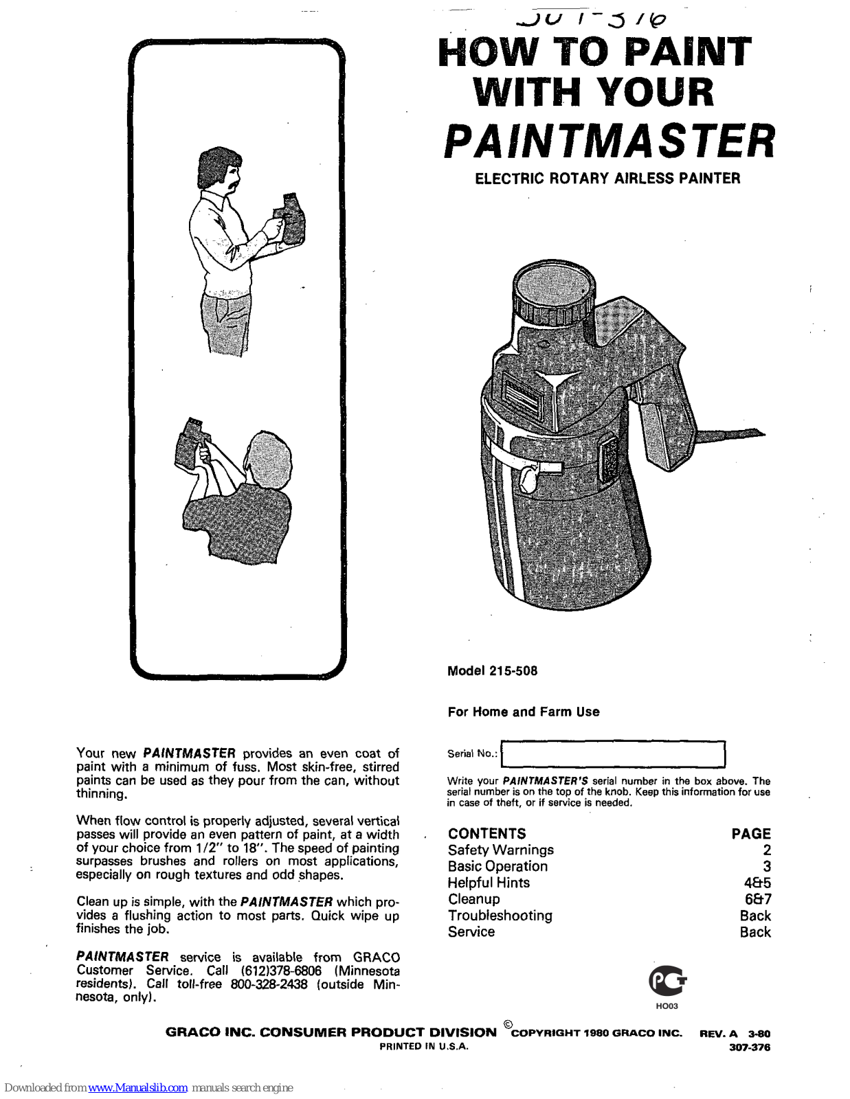 Graco 215-508 User Manual - ManualMachine.com
