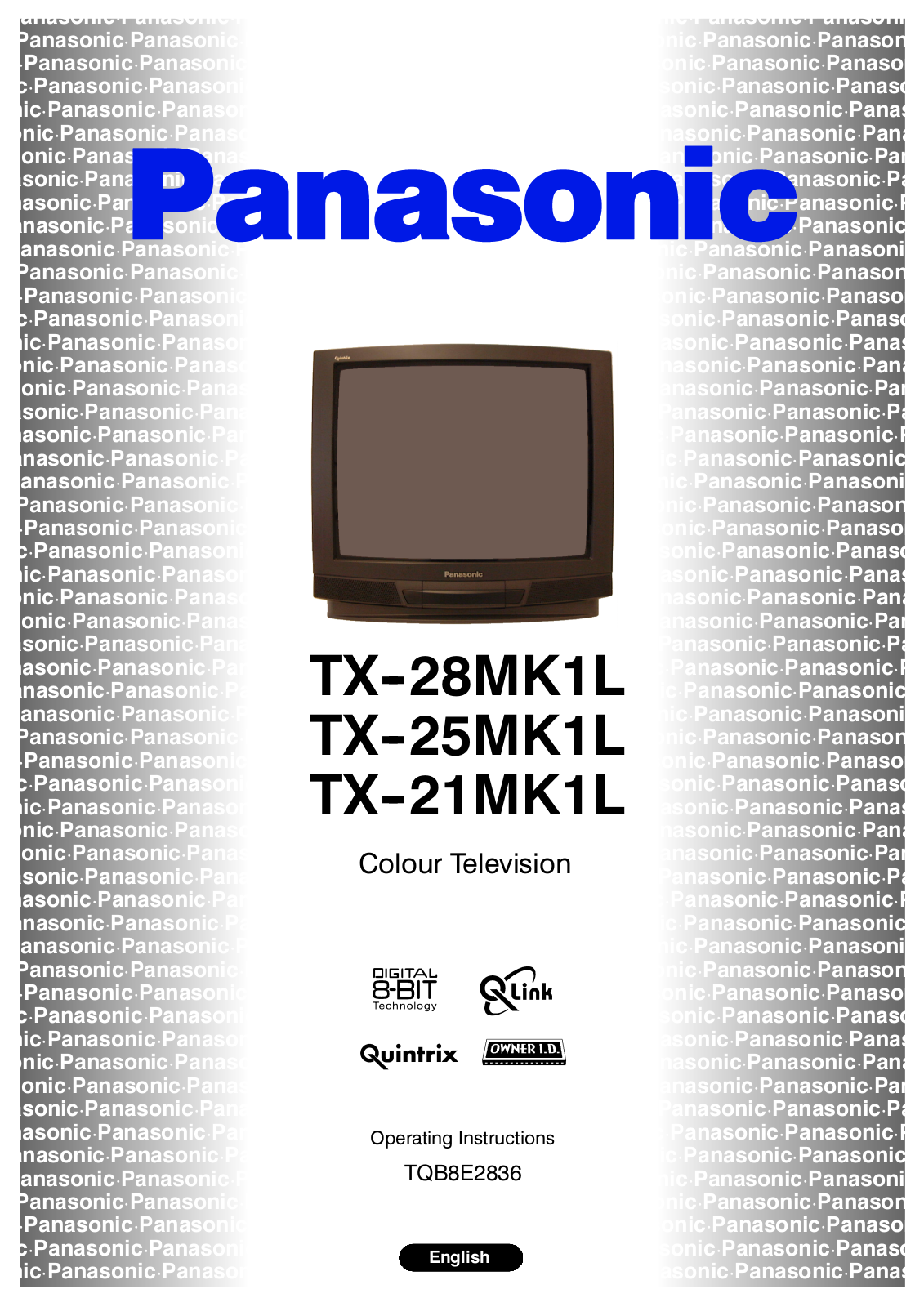 Panasonic TX-21MK1L, TX-25MK1L, TX-28MK1L User Manual