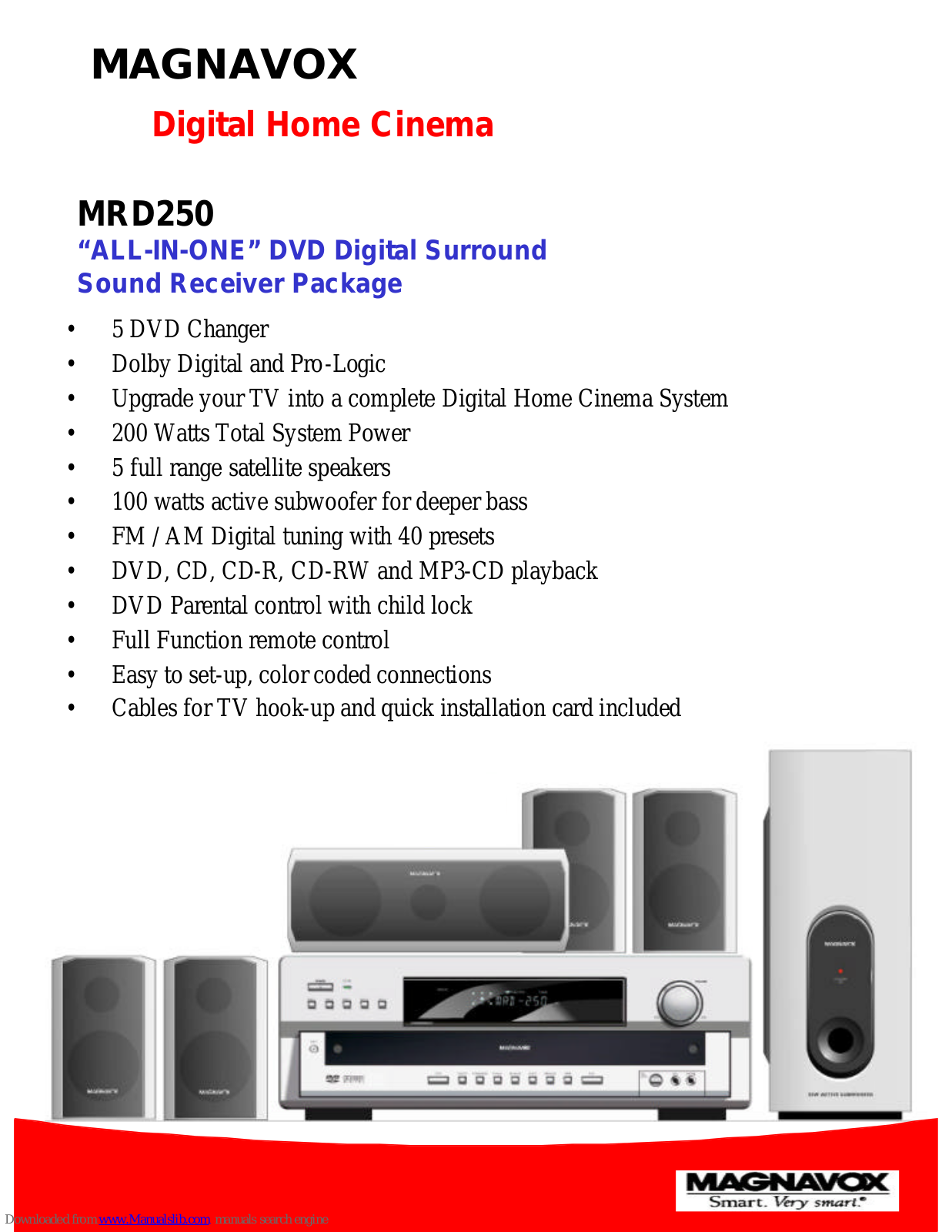 Magnavox MRD250S User Manual