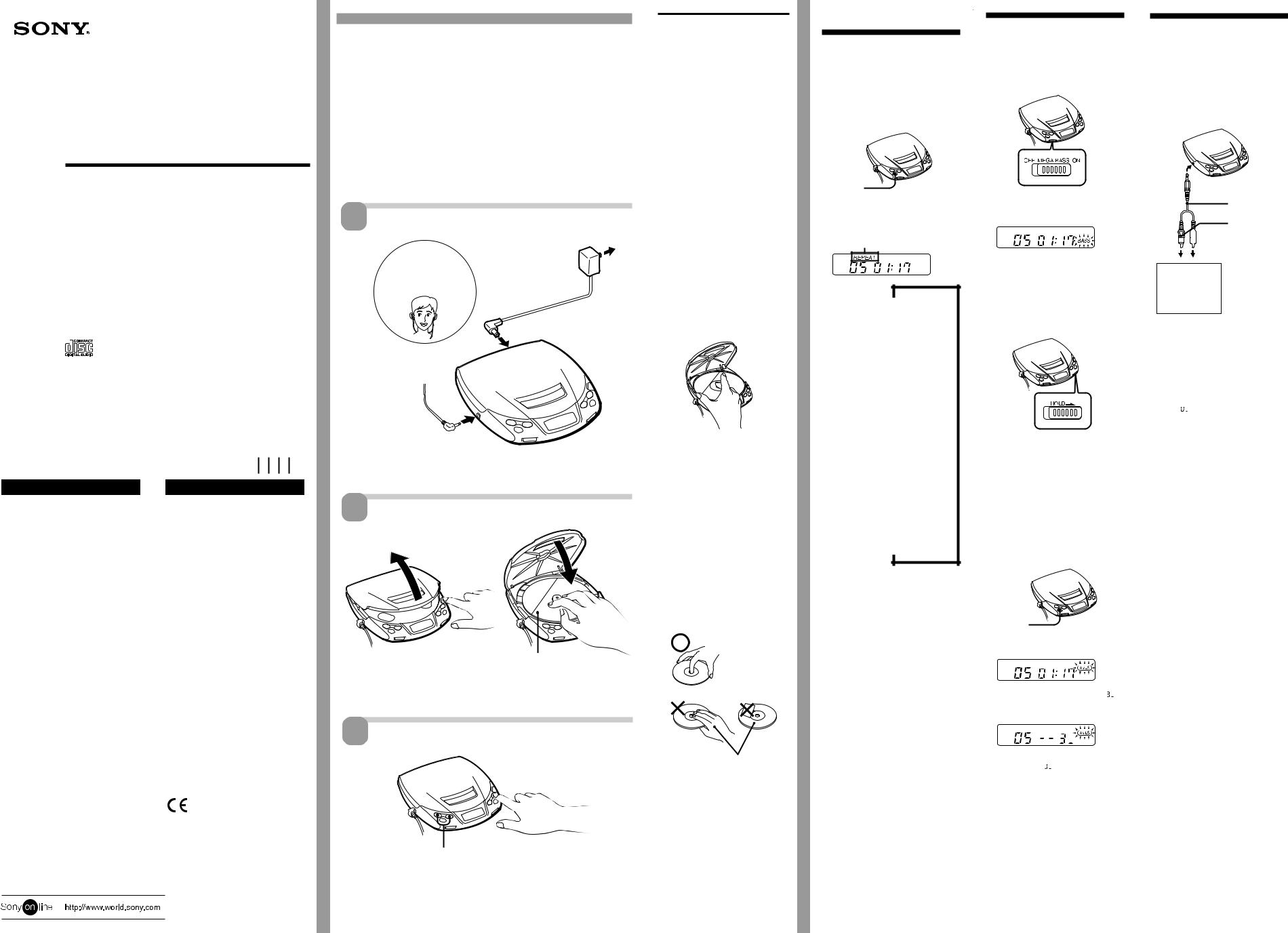 Sony D-191SR, D-191, D-192CK User Manual