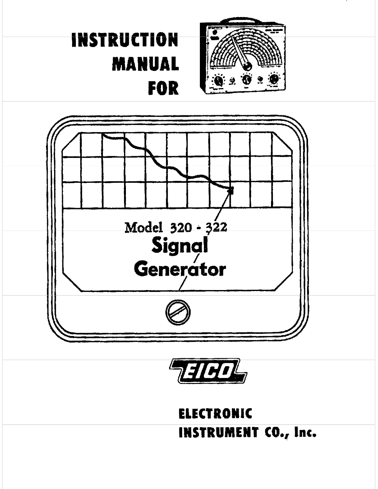 EICO 320, 322 Service manual