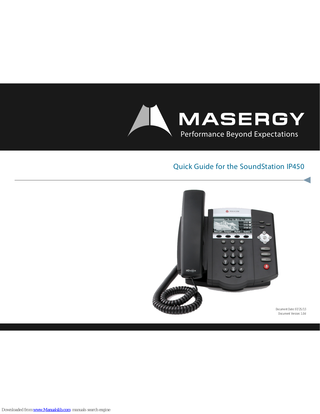 Polycom SoundStation IP450 Quick Manual - ManualMachine.com