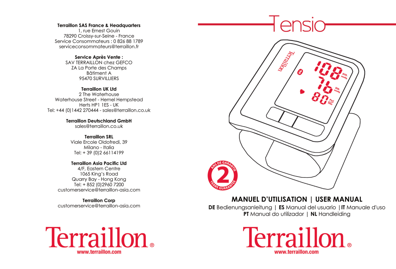 Terraillon CB31133WH User Manual