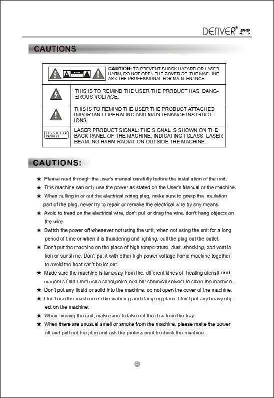 Denver DVD-7402 User Manual