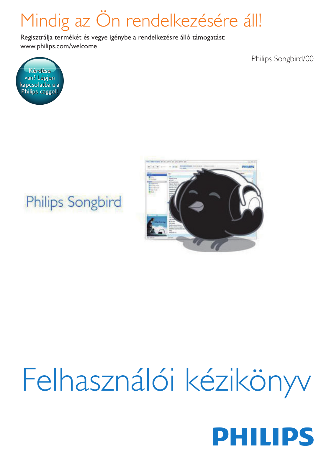 Philips SA2SONGBRD User Manual