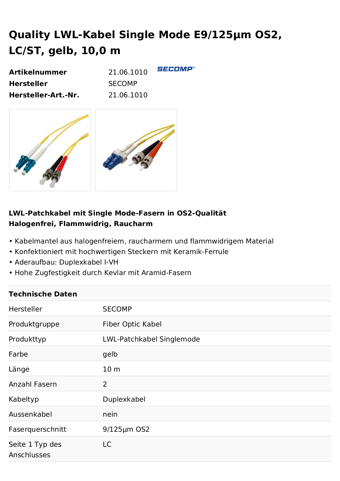 Secomp 21.06.1010 User Manual - ManualMachine.com