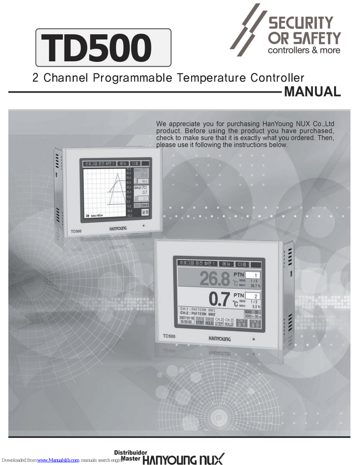 Hanyoung TD500 User Manual