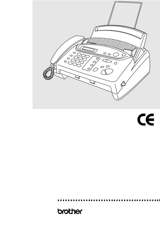 BROTHER FAX-T74 User Manual
