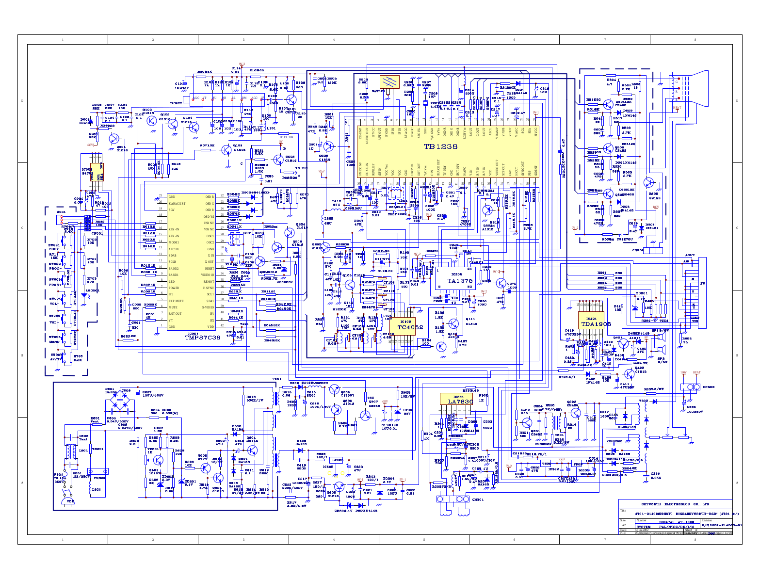 Skyworth 4T01A Schematic