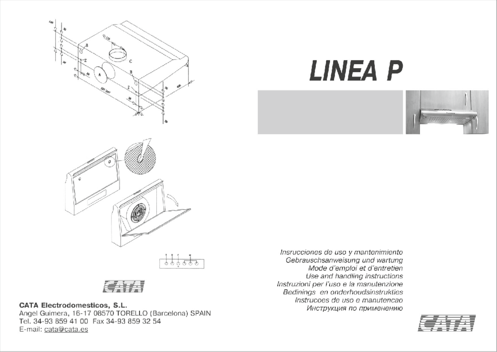 Cata P 3060 IX/C User Manual