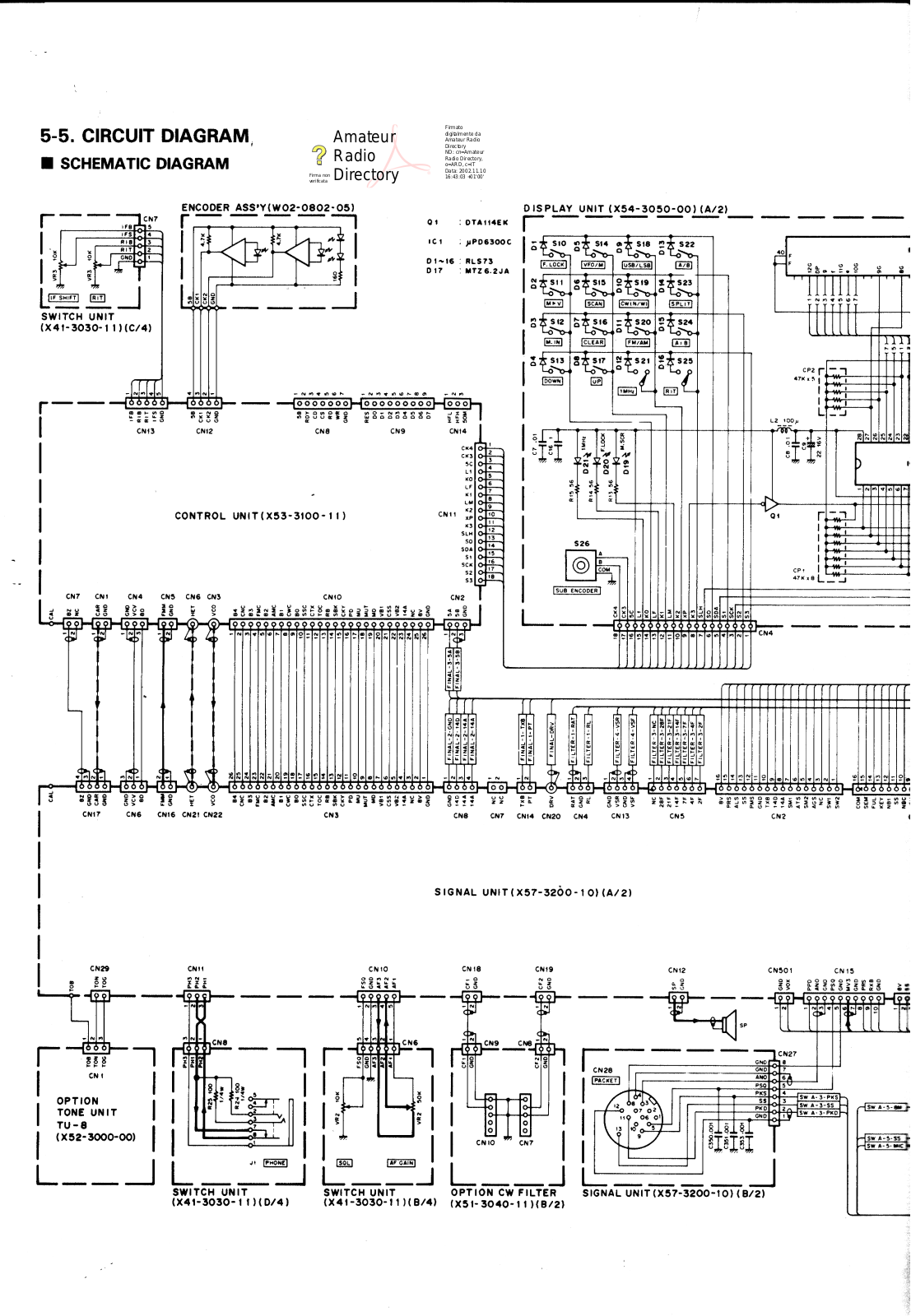 Kenwood TS140S Schematic