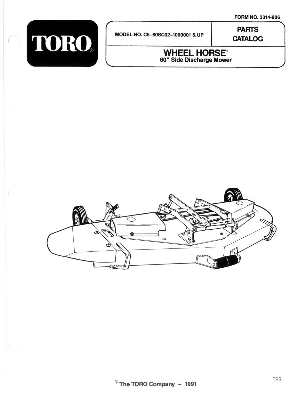 Toro C5-60SC02 Parts Catalogue