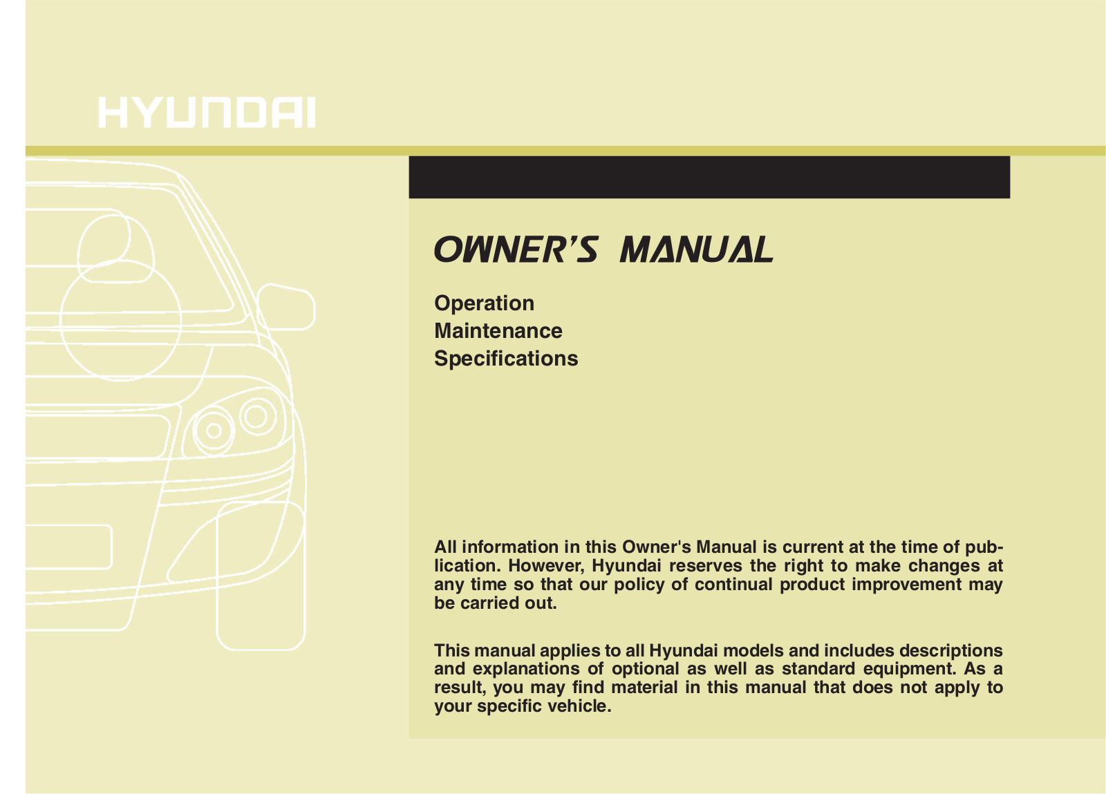 Hyundai Elantra-GT 2014 Owner’s Manual