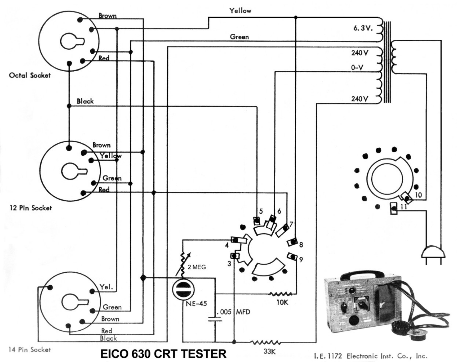 Eico 630 Schematic