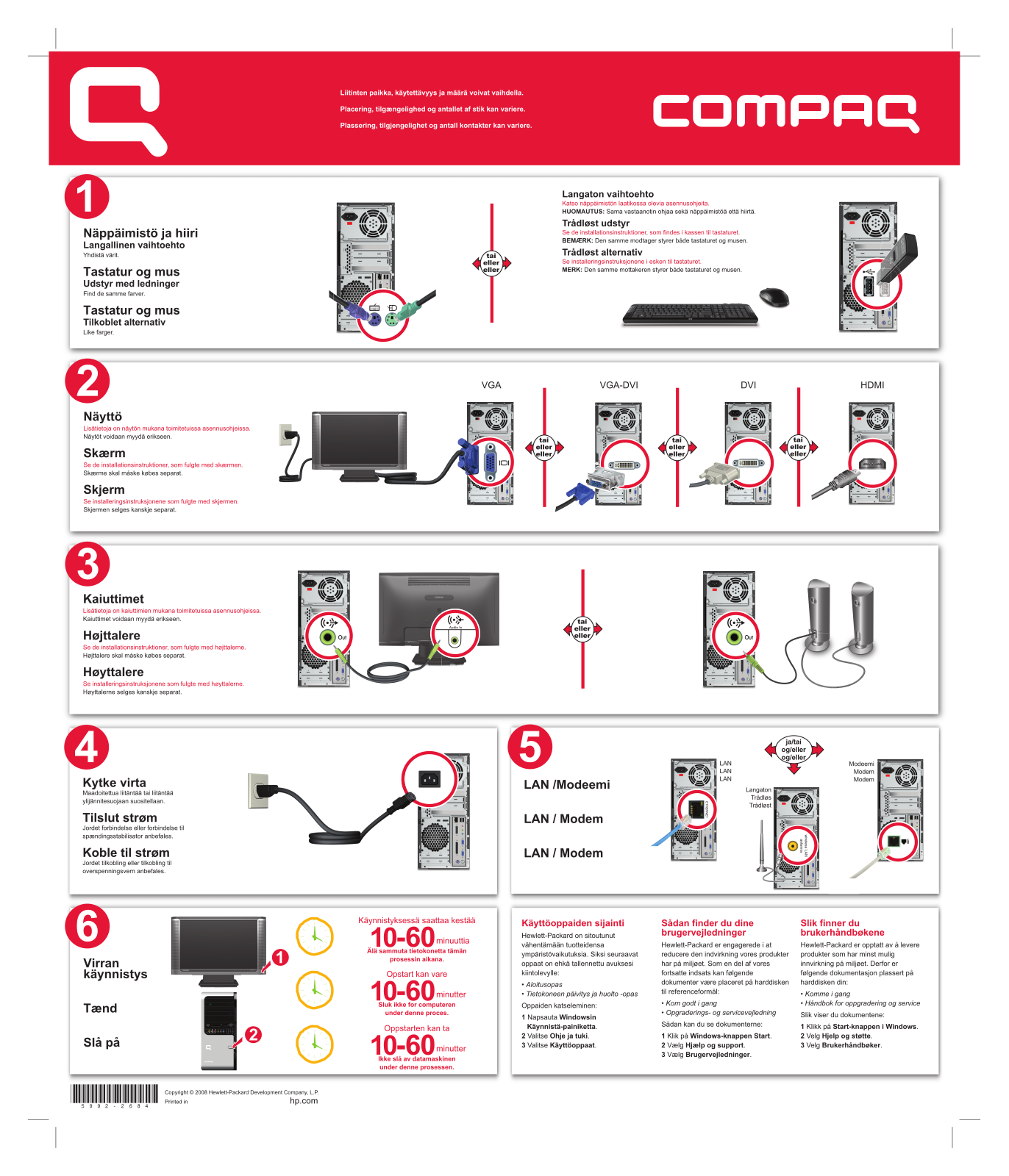 HP COMPAQ PRESARIO SR5300, COMPAQ PRESARIO SR5400 User Manual