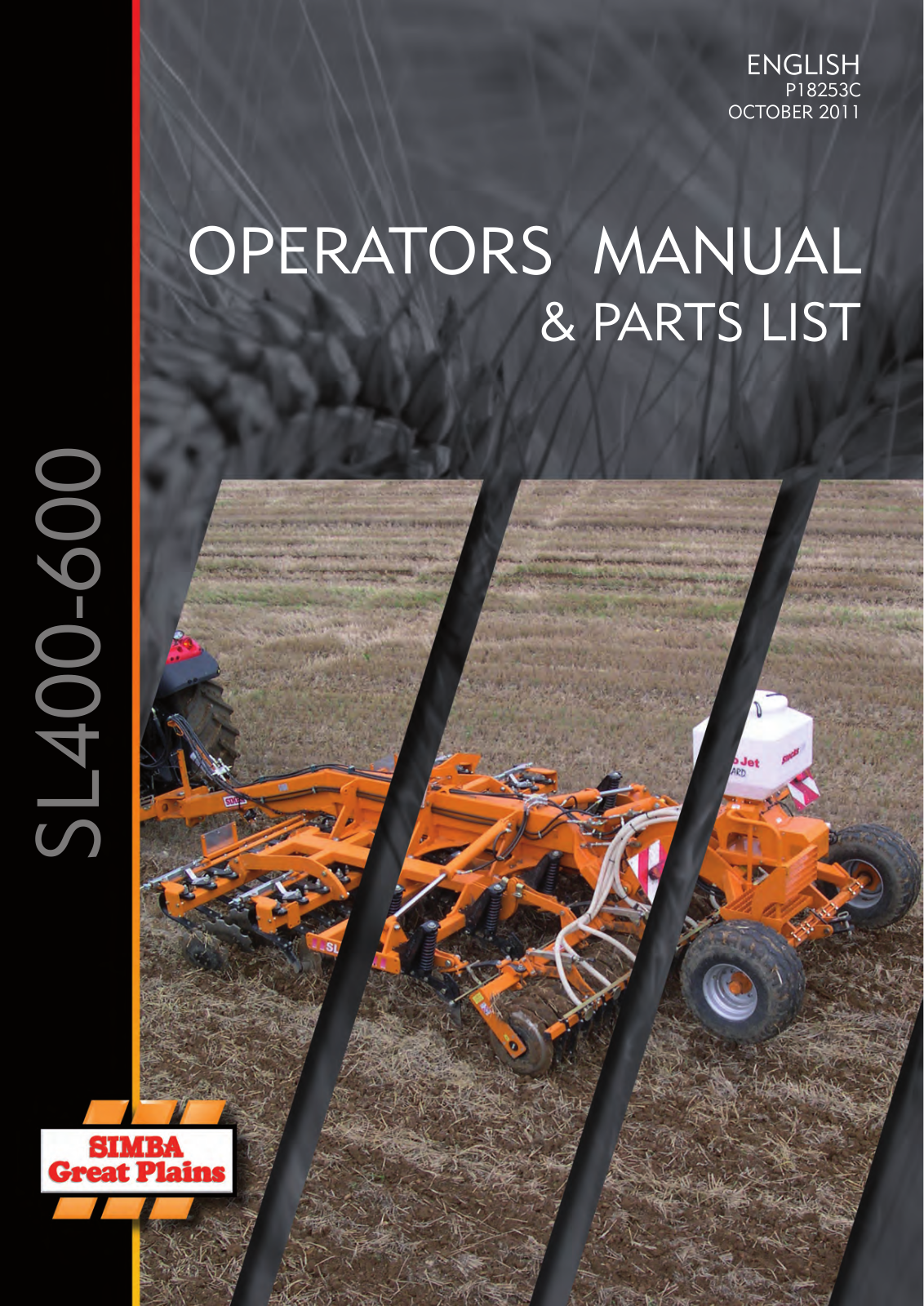 Great Plains P18253C Operator Manual