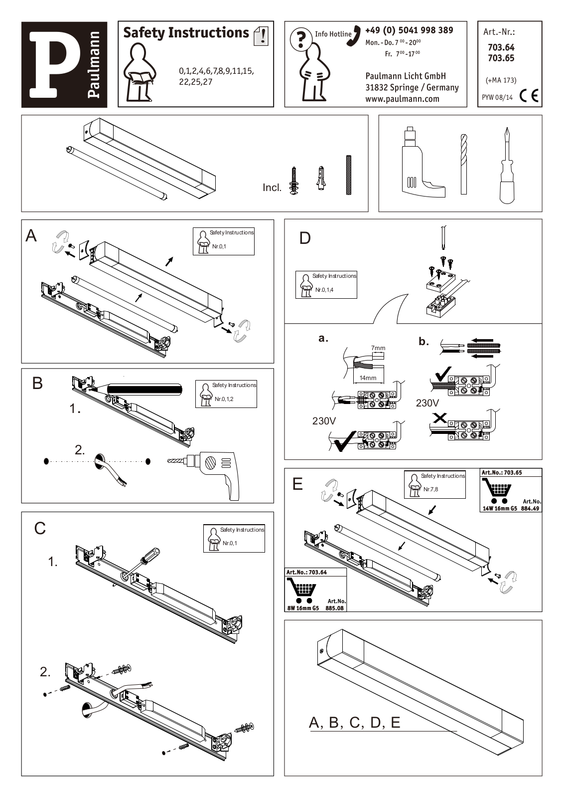Paulmann 703.65 operation manual - ManualMachine.com