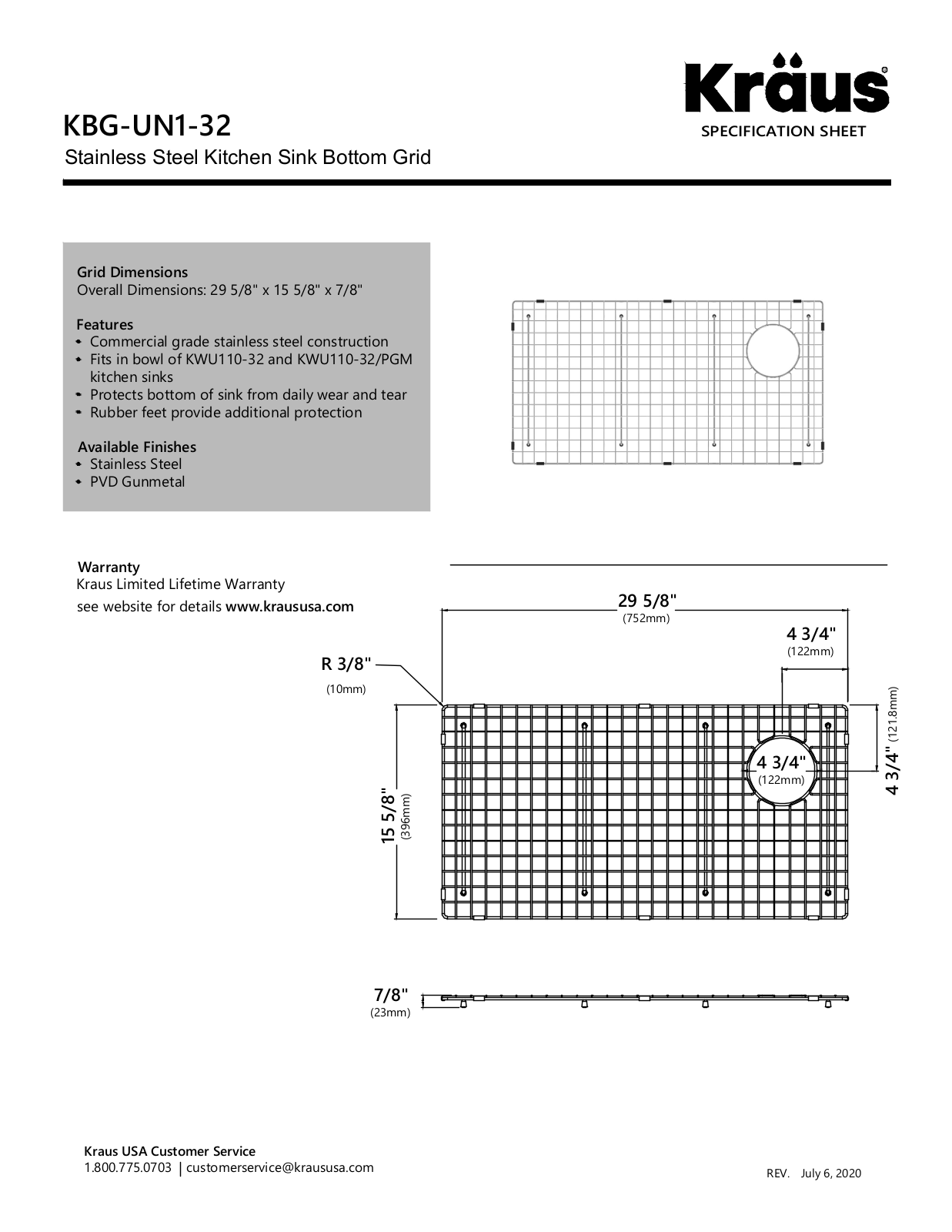 Kraus KUS10402 Specifications - ManualMachine.com