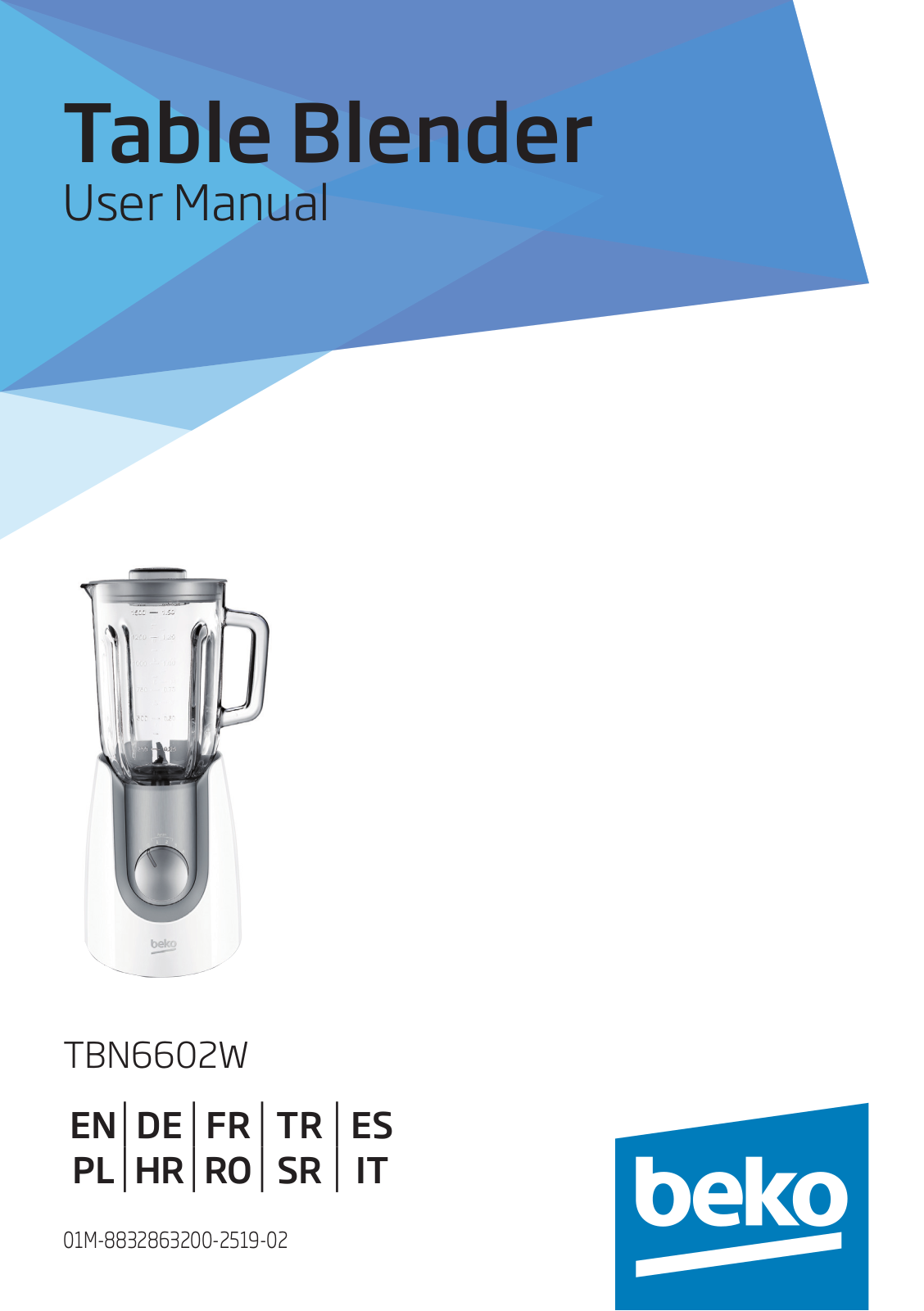 Beko TBN6602W User manual