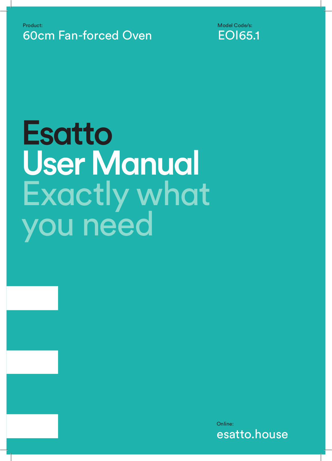 Esatto EOI65.1 User Manual