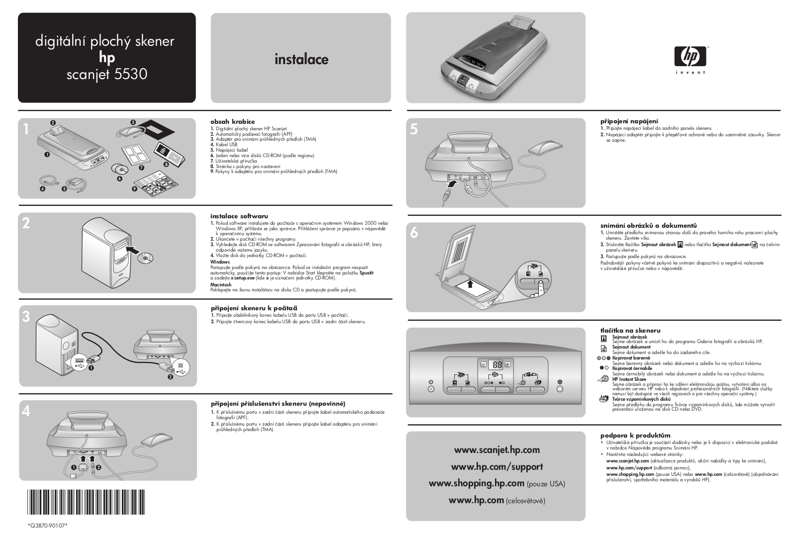 Hp SCANJET 5530 User Manual