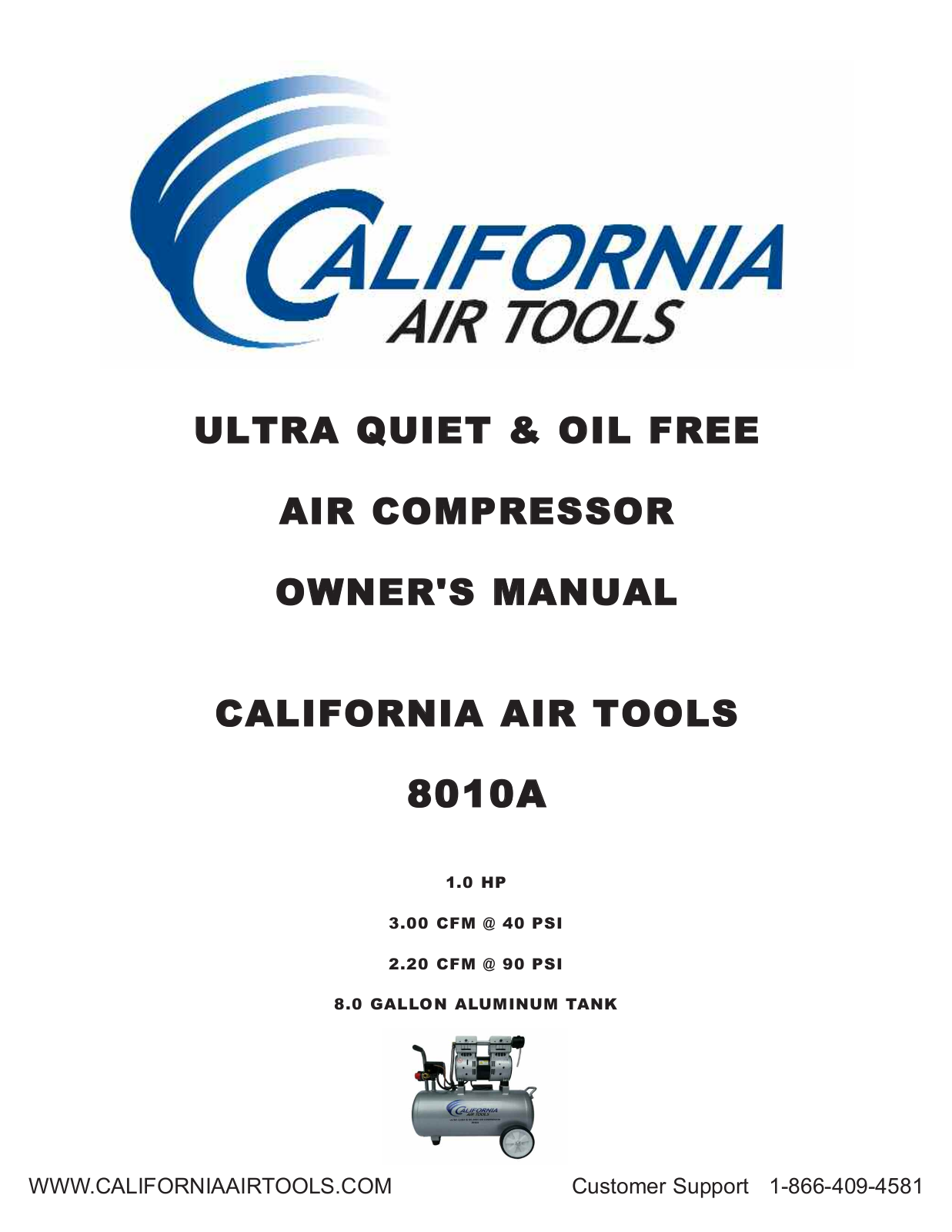 California air tools 8010A User Manual