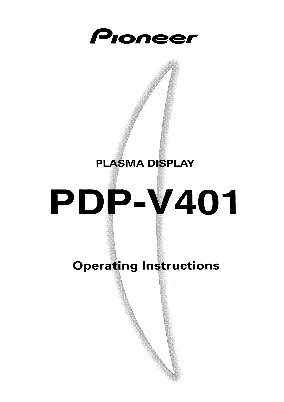 Pioneer PDP-V401 User Manual