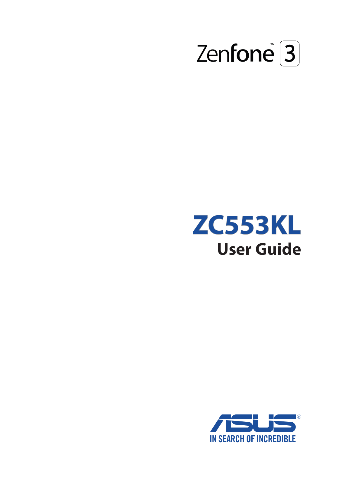 Asus ZC553KL User Guide