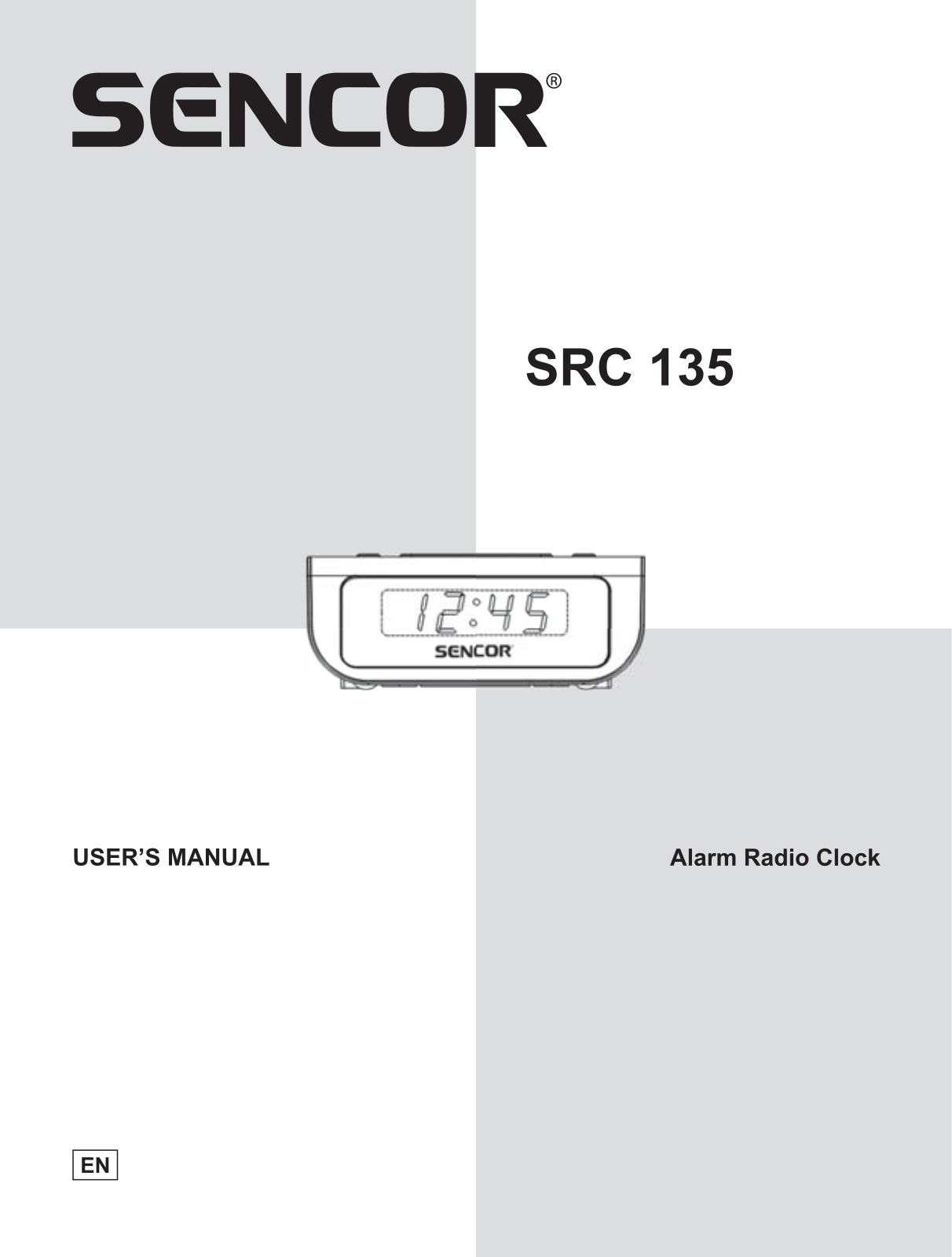 Sencor SRC 135 User Manual