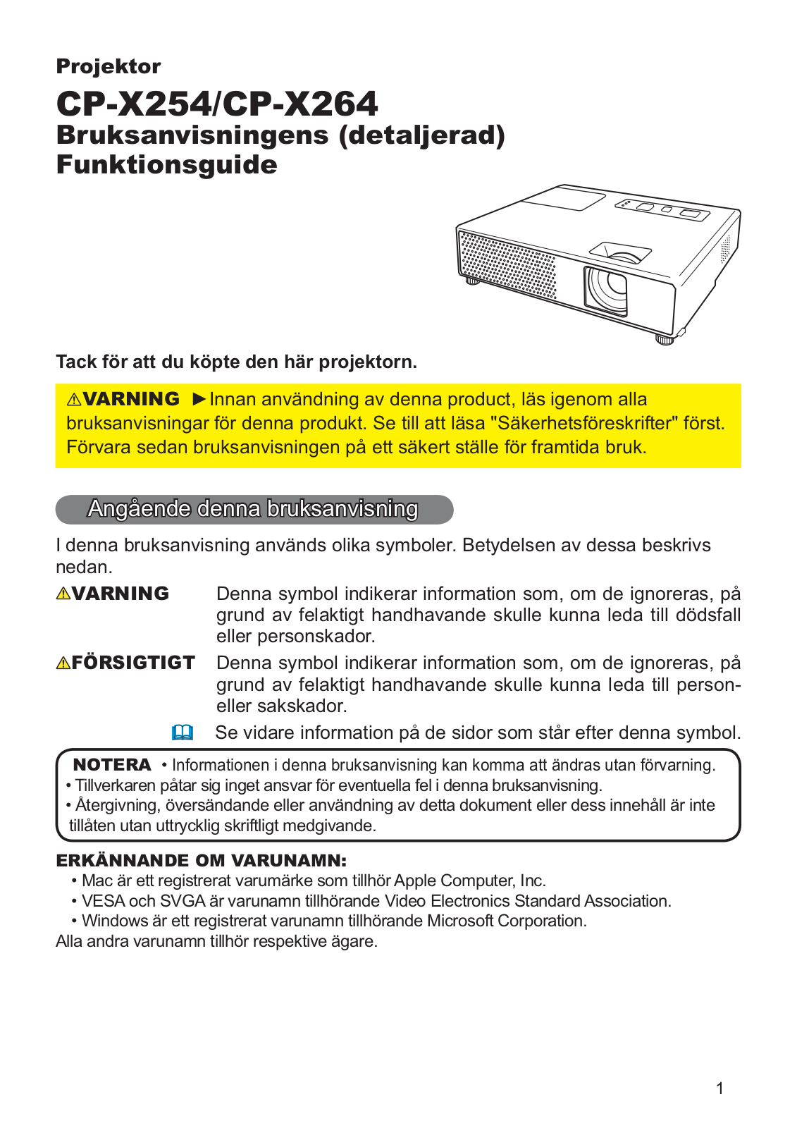 Hitachi CP-X264WF User Manual