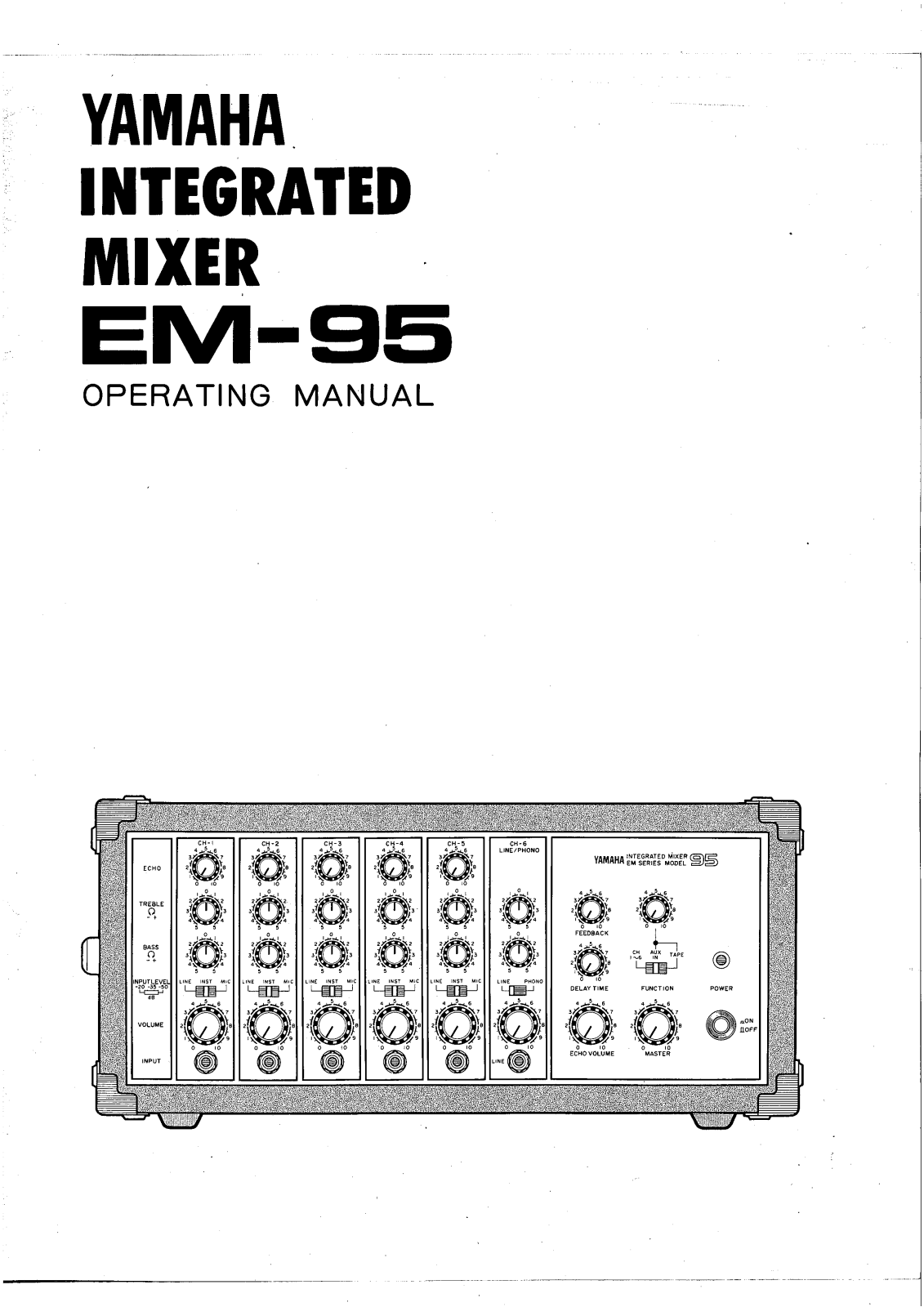 Yamaha EM95 User Manual