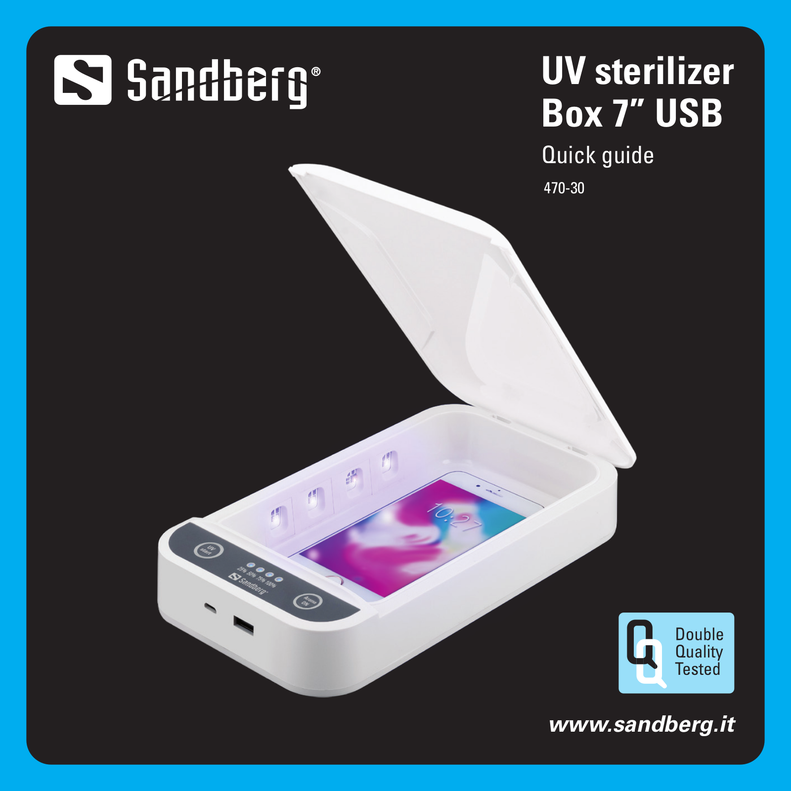 Sandberg UV sterilizer Quick Start Guide