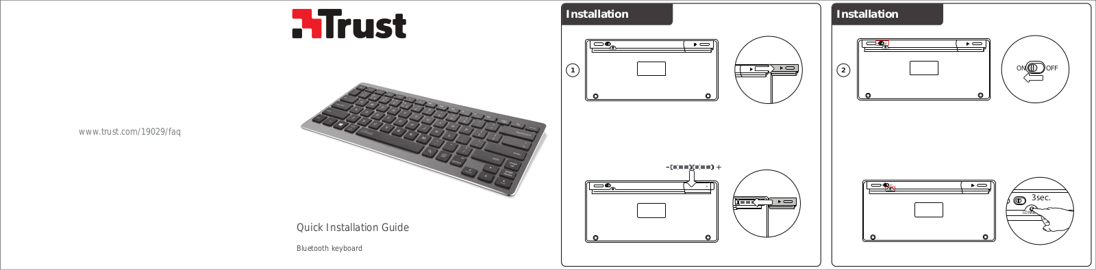 Trust 19029 Quick Installation Guide