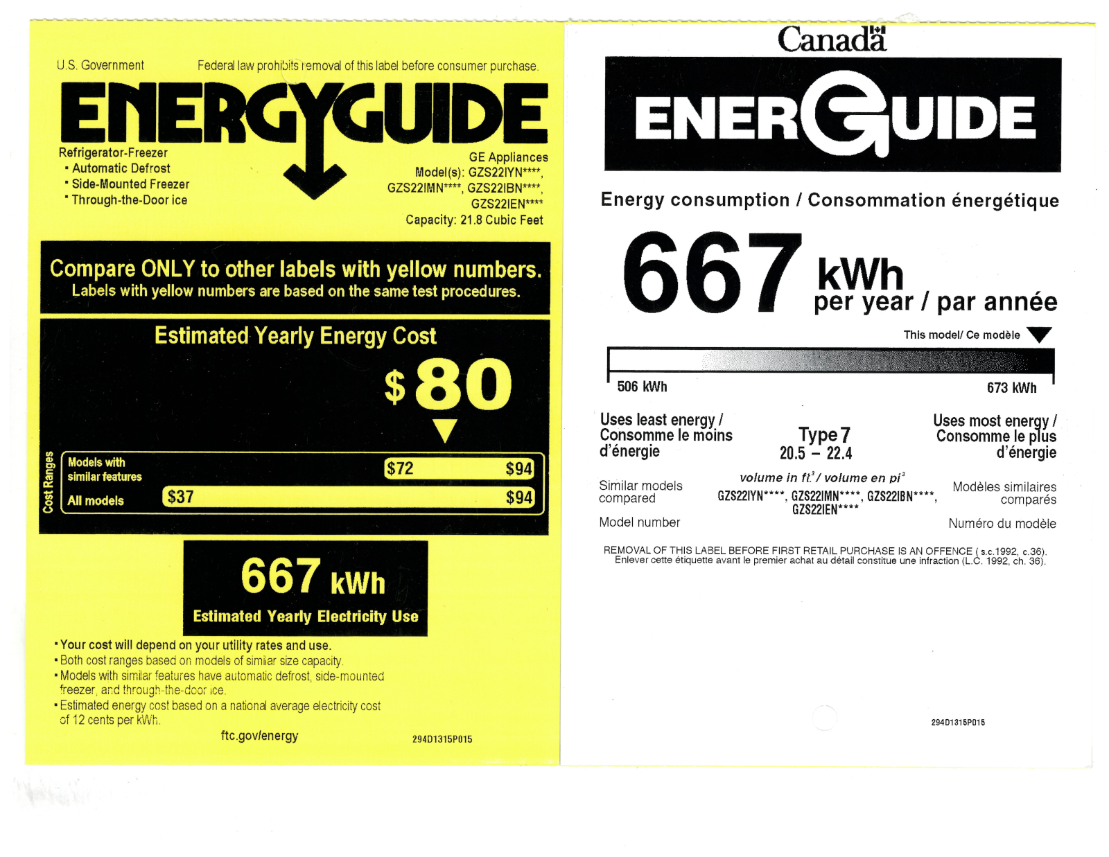 GE GERERADWMW103138 Energy manual