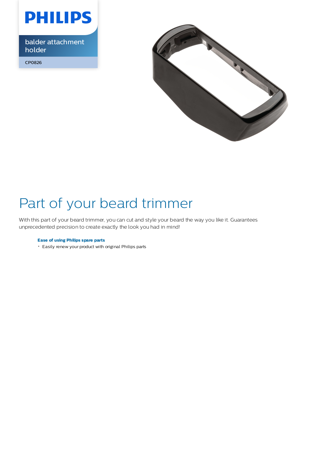 Philips CP0826/01 leaflet - ManualMachine.com